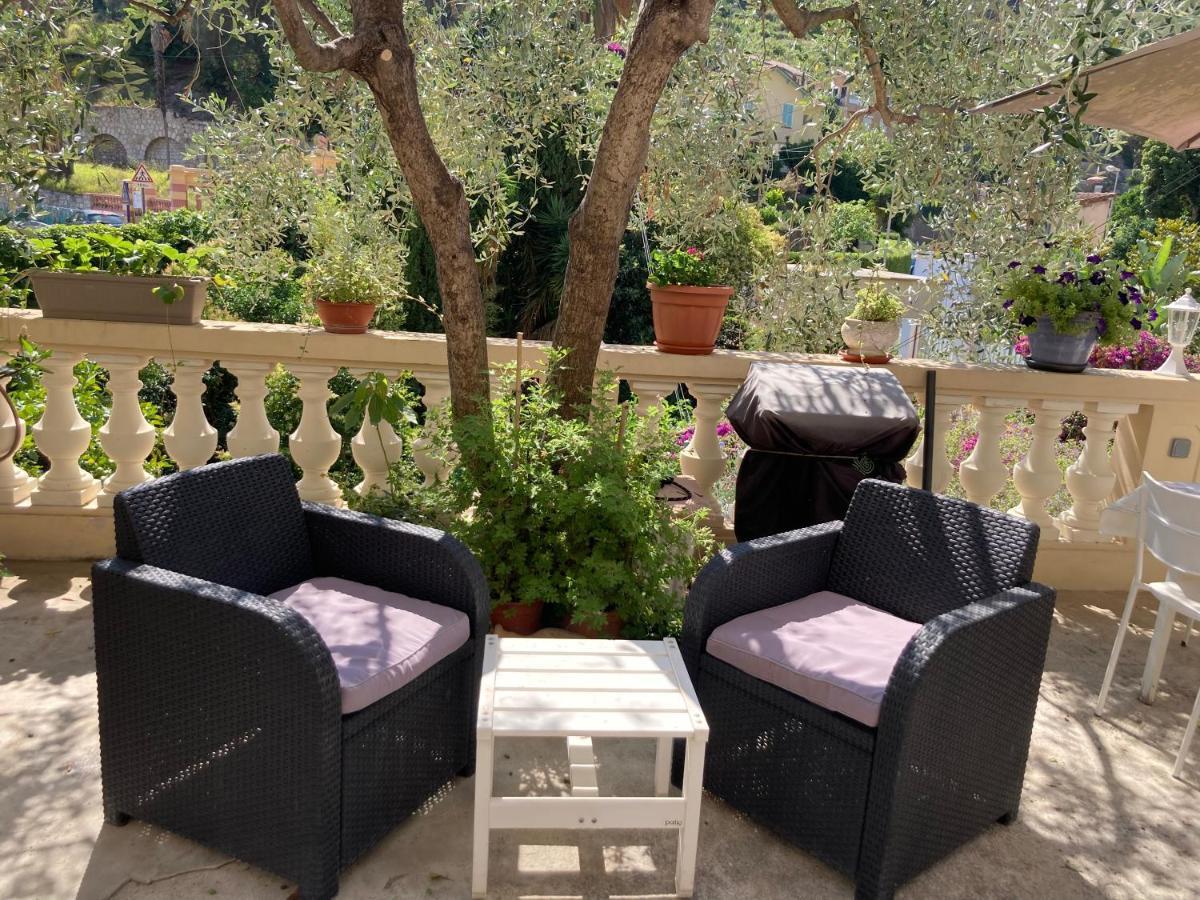 Studio Villa La Cigale Avec Grande Terrasse Ментона Экстерьер фото